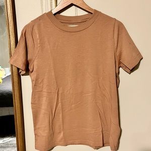 S Tan Madewell Supima cotton tee